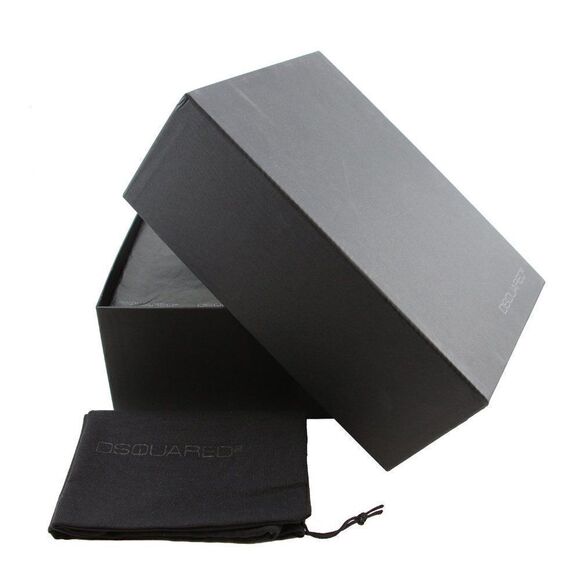 New DSQUARED2 US 8 Women Shoes Brown Leather Back Lace Platform Wedge Sandals - Picture 11 of 12